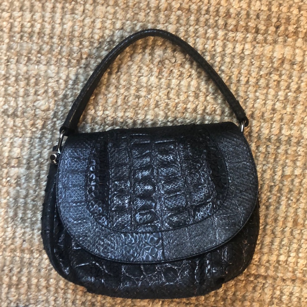 Versace Python Biker Bag